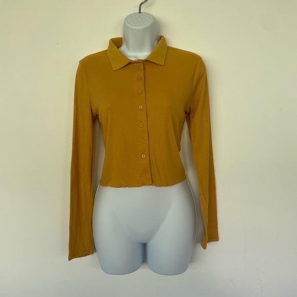 Yellow Sweater cardigan - Picture 3 of 4